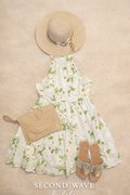 Love21 Floral Halter Mini Dress – Size Medium – Spring Garden Dress