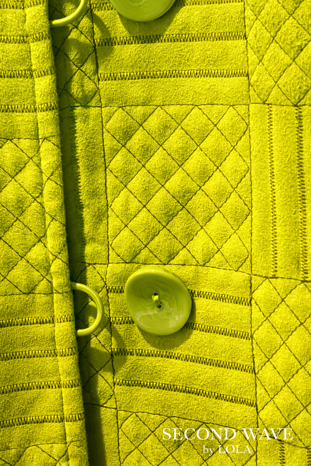 Multiples Quilted Patchwork Jacket –  Olive Petite Small