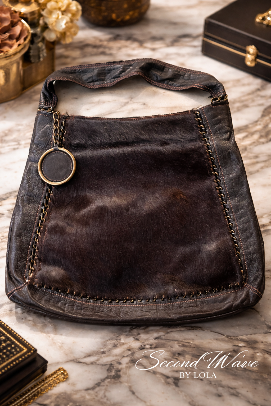 Genuine Cowhide Leather Handbag | Vintage Colombian Purse …