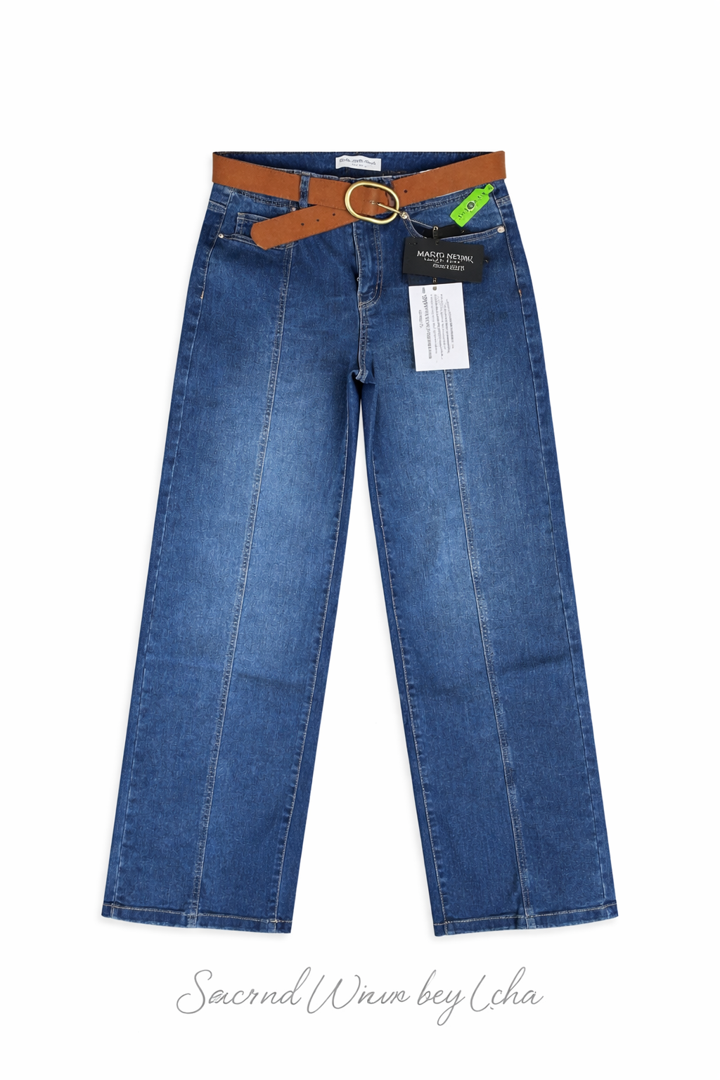 Marc New York High Rise Wide Leg Jeans – Size 6 – Dark Wash Denim