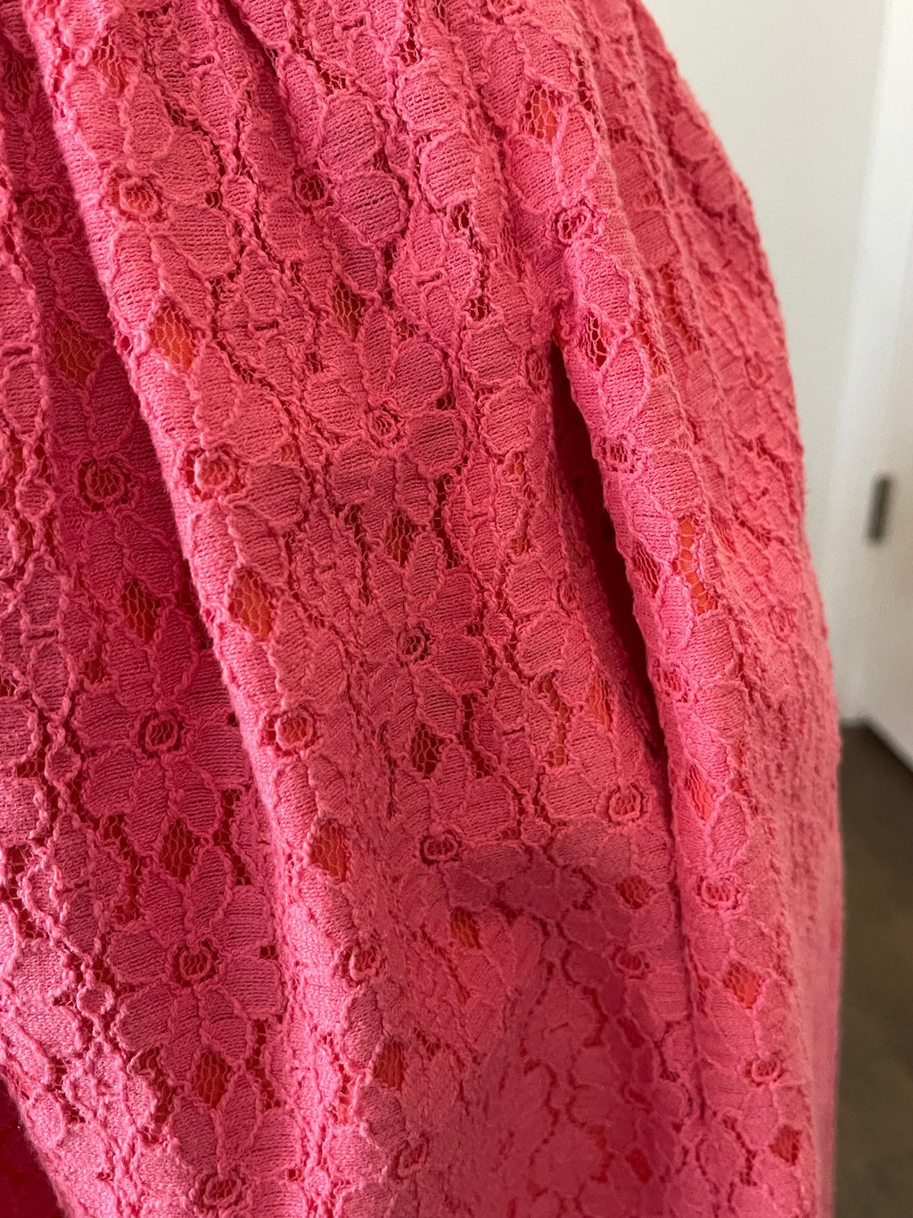 Lilly Pulitzer Pink Lace Fit & Flare Dress – Size 8