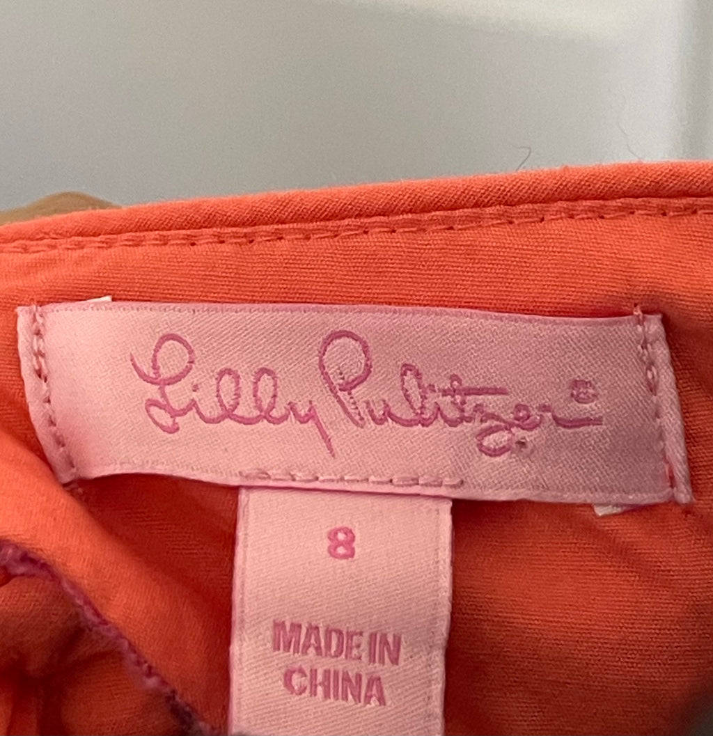 Lilly Pulitzer Pink Lace Fit & Flare Dress – Size 8