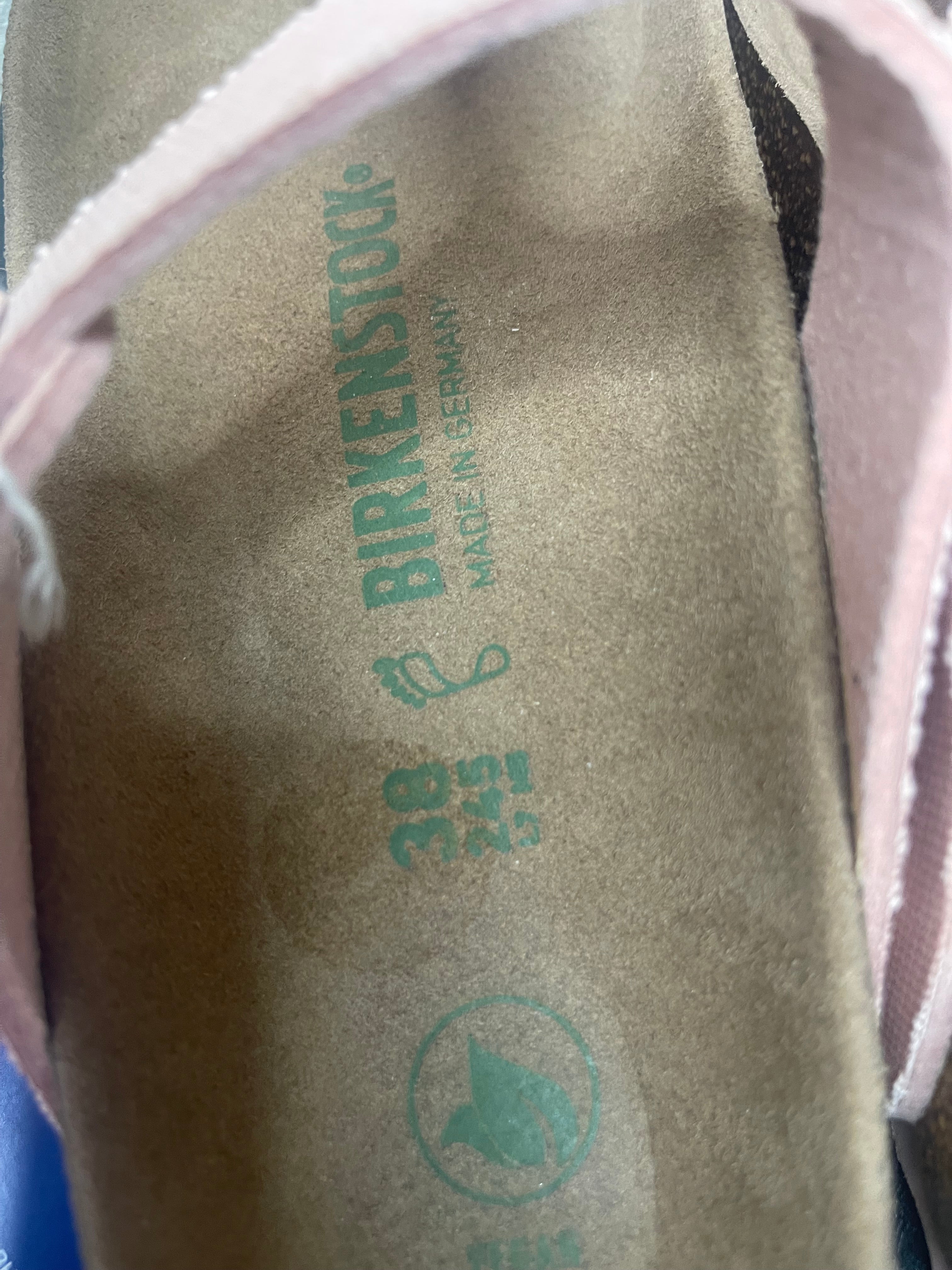 Birkenstock Gizeh Vegan Pink Sandals Thong Slide Comfort Footbed New Tags