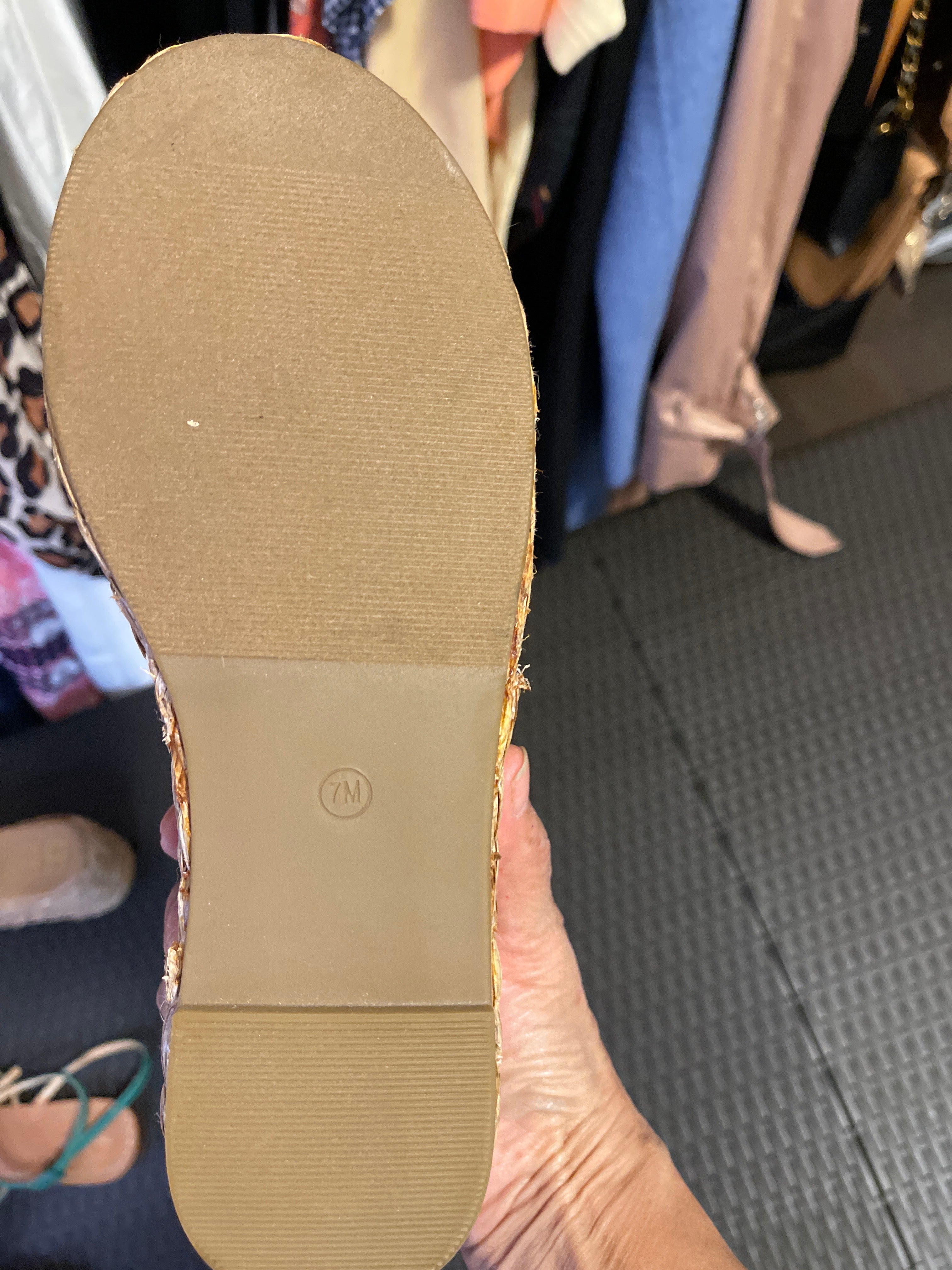 SOLD OUT! Riley Raffia Platform Sandals – Natural Woven Wedge | Size 7  Coastal Summer Sandals